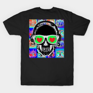 Graffiti Tattoo Skull Rock 7 T-Shirt